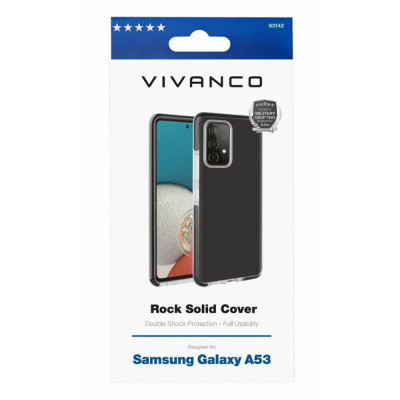 Samsung Galaxy A53 5G Vivanco Rock Solid Suojakuori, Musta