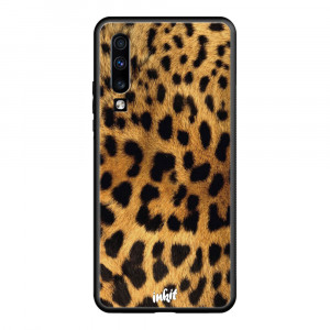 Samsung Galaxy A70 Inkit Suojakuori, Leopard Skin