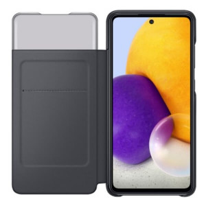 Samsung Galaxy A72 / A72 5G S View Wallet Cover, Musta