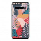Samsung Galaxy S10 Inkit x Katie Kaapcke Suojakuori, Fading Colors