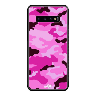 Samsung Galaxy S10 Inkit Suojakuori, Pink Camo