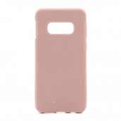 Samsung Galaxy S10e Goospery Silicone Suojakuori, Vaaleanpunainen
