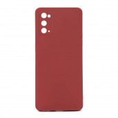 Samsung Galaxy S20 FE Mobbit Softy Suojakuori, Tummanpunainen