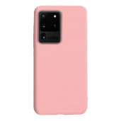 Samsung Galaxy S20 Ultra Liquid Silicone Suojakuori, Pinkki