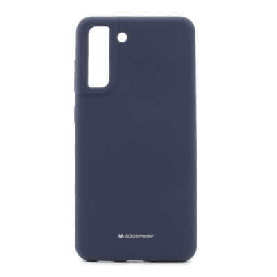 Samsung Galaxy S21 FE 5G Goospery Silicone Suojakuori, Sininen