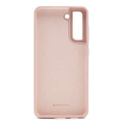 Samsung Galaxy S21 FE 5G Goospery Silicone Suojakuori, Vaaleanpunainen