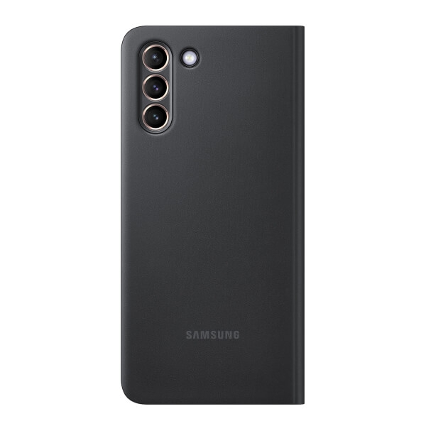Samsung Galaxy S21+ 5G Smart Clear View Cover Suojakotelo, Musta