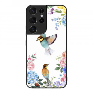 Samsung Galaxy S21 Ultra 5G Inkit Suojakuori, Bird Pair