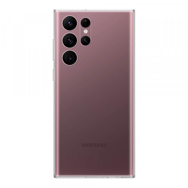 Samsung Galaxy S22 Ultra 5G Clear Cover Suojakuori, Kirkas