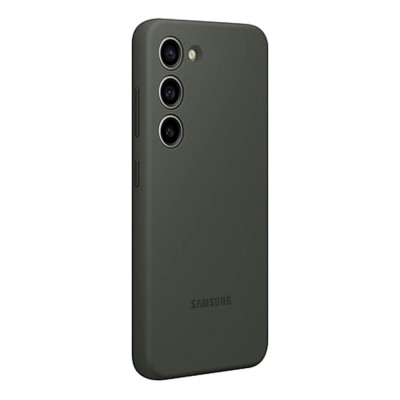 Samsung Galaxy S23 5G Silicone Cover Suojakuori, Vihreä
