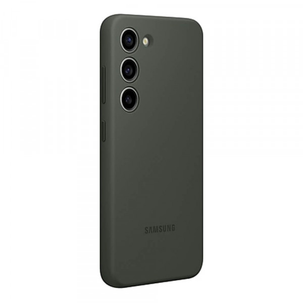 Samsung Galaxy S23 5G Silicone Cover Suojakuori, Vihreä