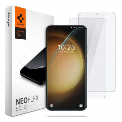 Samsung Galaxy S23+ 5G Spigen Neo Flex Suojakalvo (2kpl), Kirkas