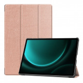 Samsung Galaxy Tab S9 FE+ Suojakotelo, Ruusukulta