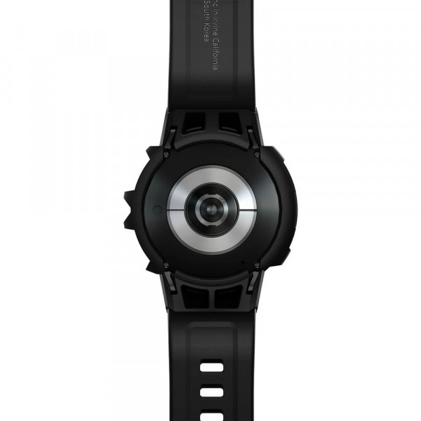 Samsung Galaxy Watch 4 / 5 (44mm) Spigen Rugged Armor Pro Suojakuori rannekkeella, Musta