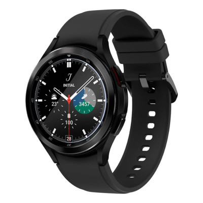 Samsung Galaxy Watch 4 Classic (46mm) Spigen GLAS.tR EZ FIT Panssarilasi asennuskehyksellä, Kirkas (2kpl)
