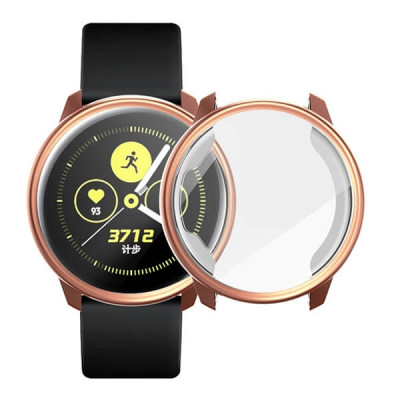 Samsung Galaxy Watch Active 2 (40mm), TPU Suojakuori, Ruusukulta