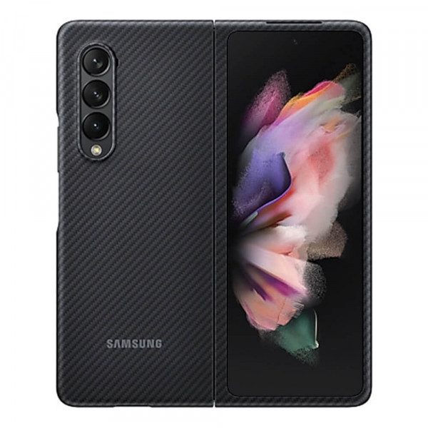 Samsung Galaxy Z Fold3 Aramid Cover Suojakuori, Musta