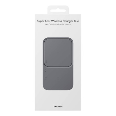 Samsung Super Fast Wireless Charger Duo ‐langaton latausalusta, Musta