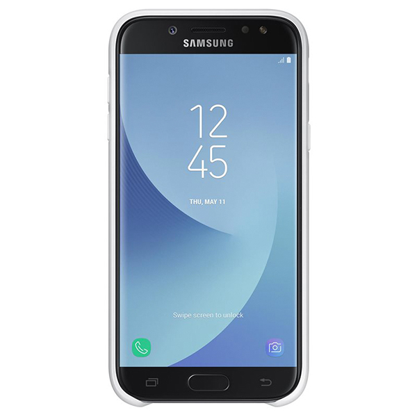 Samsung Galaxy J3 (2017) Dual Layer Suojakuori, Valkoinen