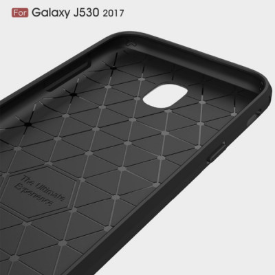 Samsung Galaxy J5 (2017) Mobbit Brushed Suojakuori, Musta