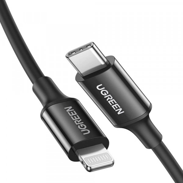 Ugreen Lightning - USB-C kaapeli 2,0m, Musta