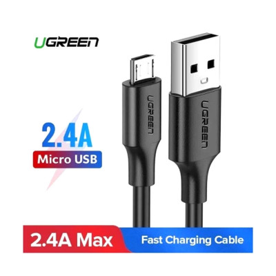 Ugreen Micro-USB - USB-A 2.0 kaapeli 2,0m, Musta