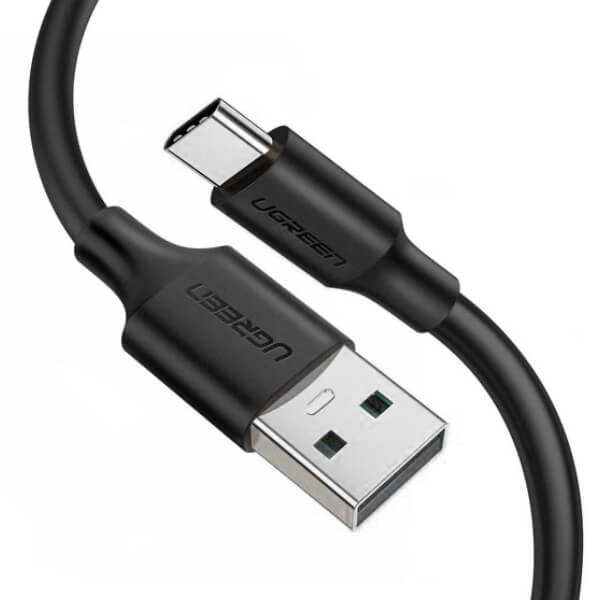 Ugreen USB-C - USB-A 2.0 kaapeli 1,5m, Musta
