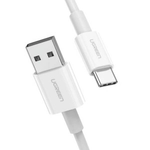 Ugreen USB-C Kaapeli 2,0m, Valkoinen