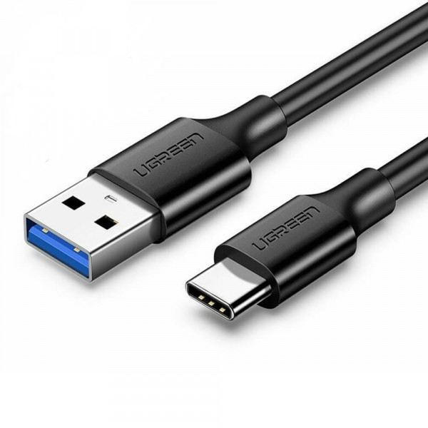 Ugreen USB-C - USB-A 3.0 kaapeli 1,5m, Musta
