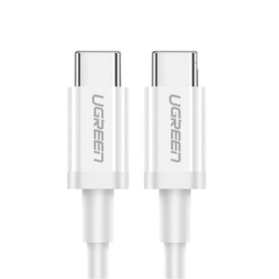 Ugreen USB-C - USB-C kaapeli 2,0m, Valkoinen