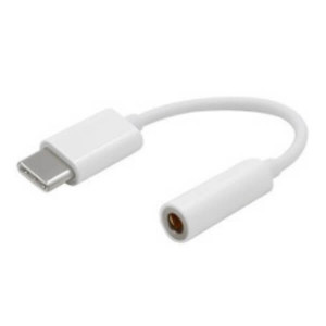 USB-C - 3.5mm Adapteri, Valkoinen