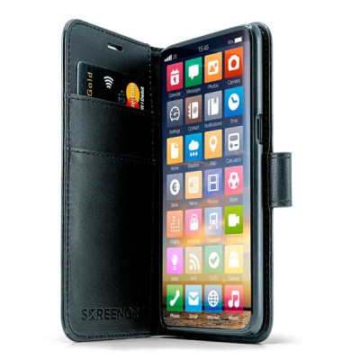 Xiaomi Redmi Note 11 Pro 5G Screenor Smart Lompakko Suojakotelo, Musta