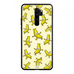 Xiaomi Redmi Note 8 Pro Inkit Suojakuori, Happy Bananas